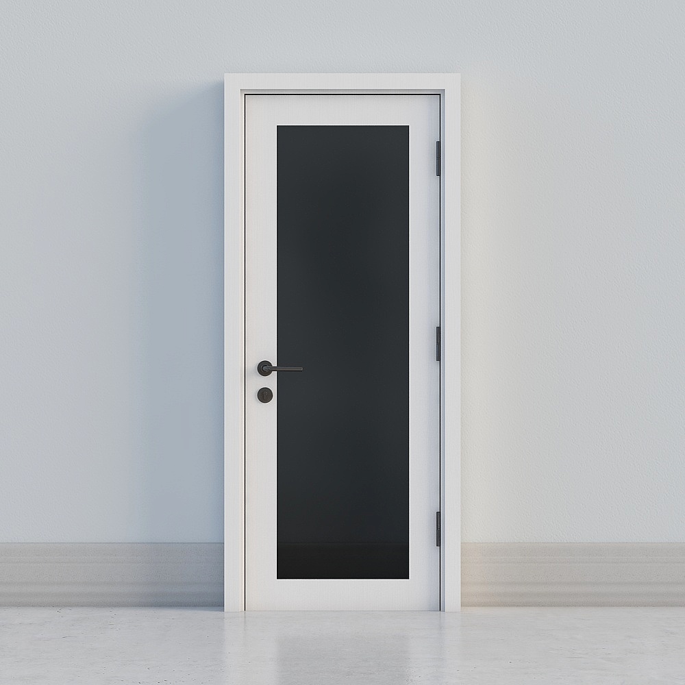 Classic White Windowed Door