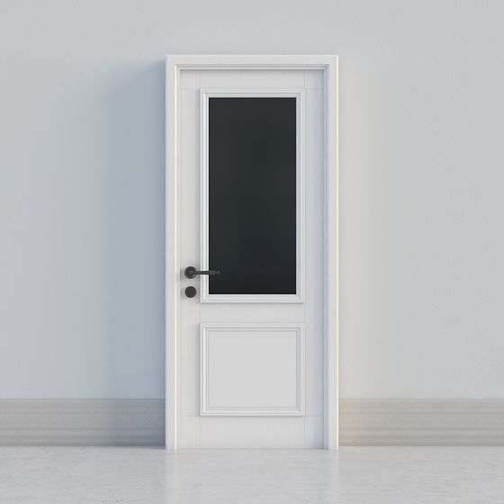 Elegant Minimalist 3D Door Model for Creative Projects