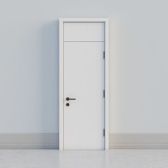 Modern Minimalist High Door 3D Model