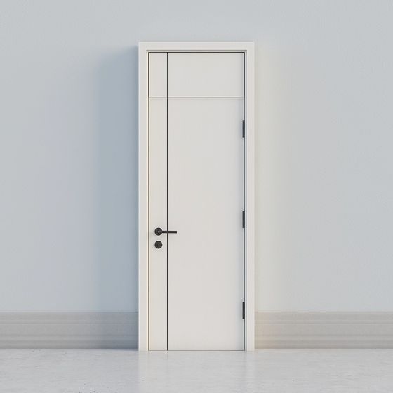 Modern Minimalist 3D Model Door Design
