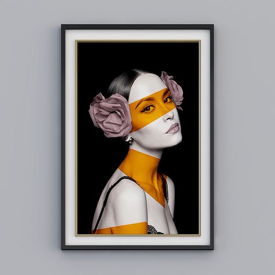 Unique Low-Poly 3D Model with High Detail