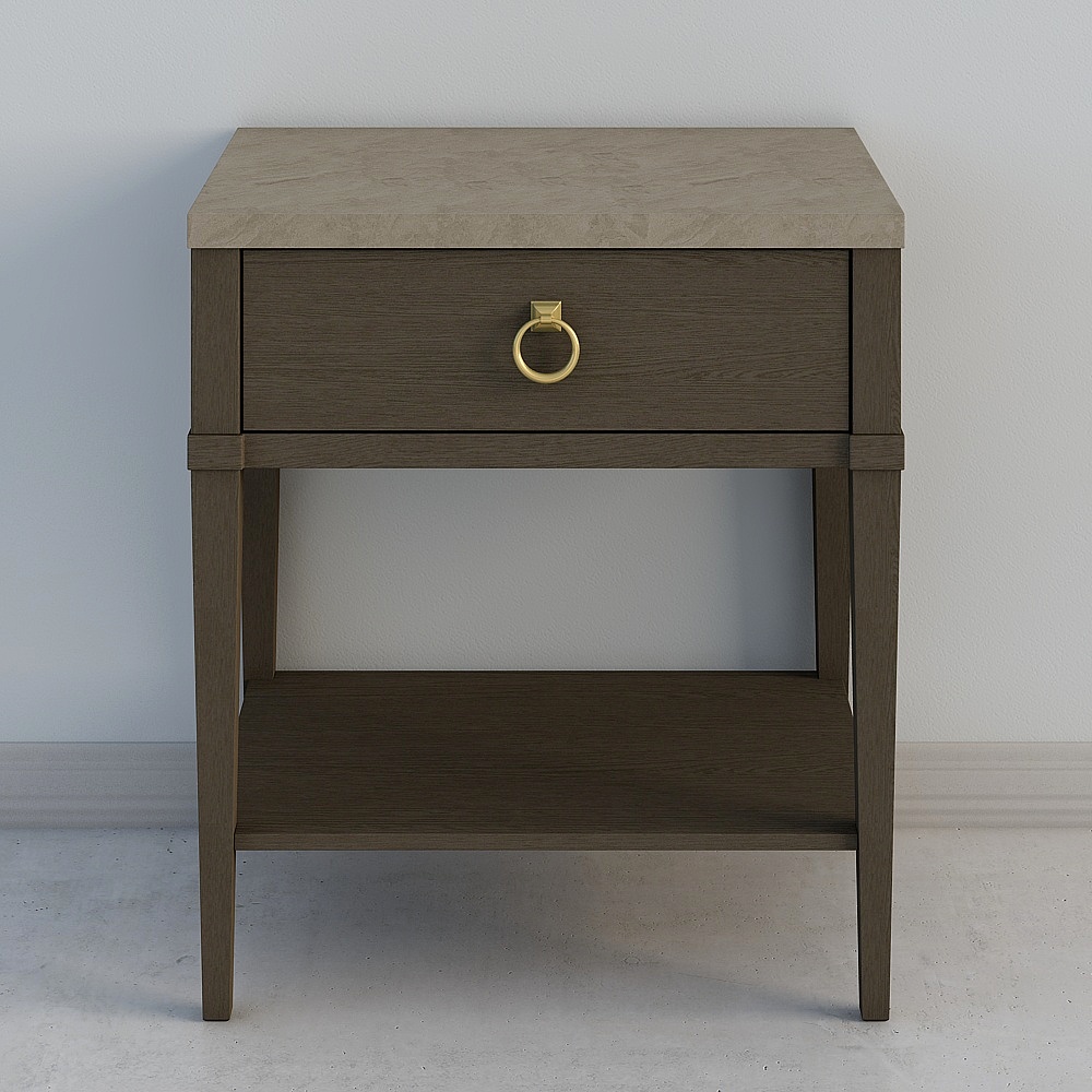 Ring American modern simple light luxury bedside table 788350