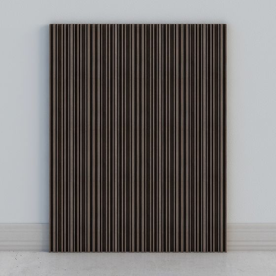 Unique Low-Poly Interior Wall Panel 3D model