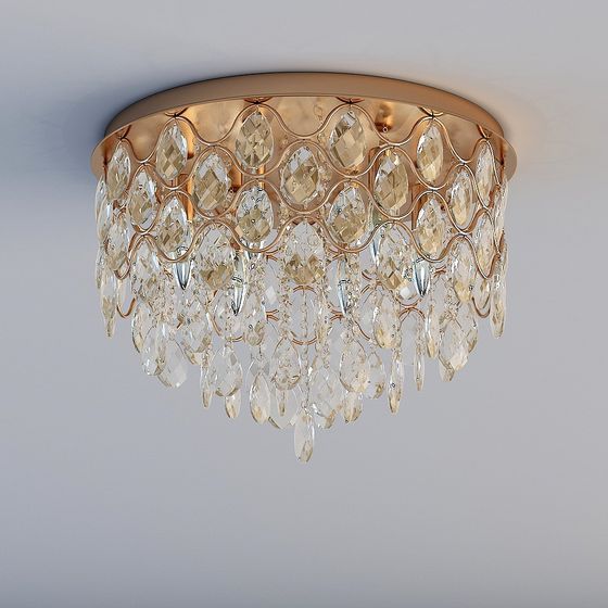 Crystal Chandelier 3D Model for Luxurious Interiors
