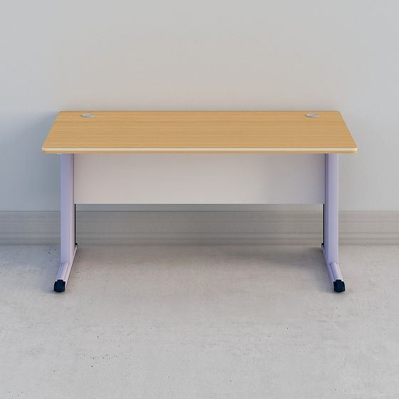 Modern Minimalist Office Desk 3D model