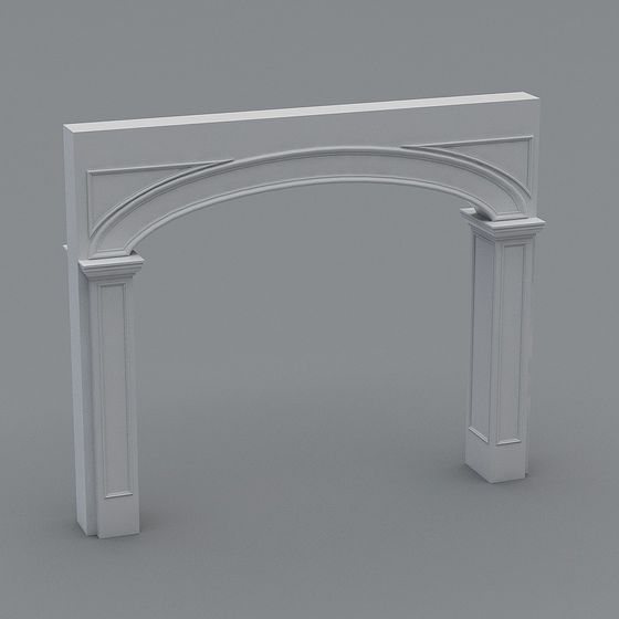 Elegant Arch 3D Model for Classic Interiors