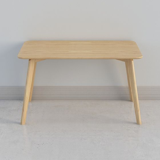 Nordic Style Bench 3D model
