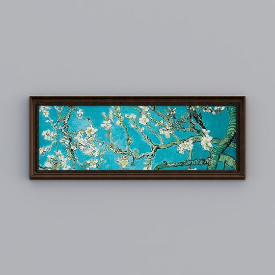 Vincent Van Gogh Almond Blossom 3D Model for Modern Applications