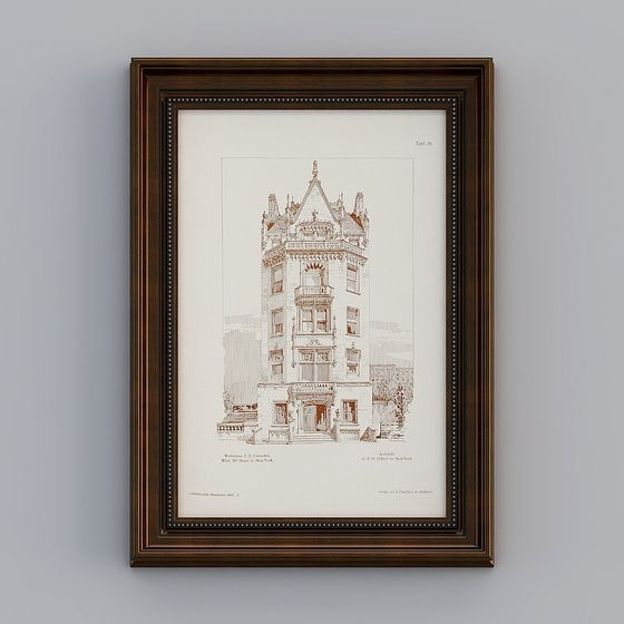 Victorian Mansion 3D Model