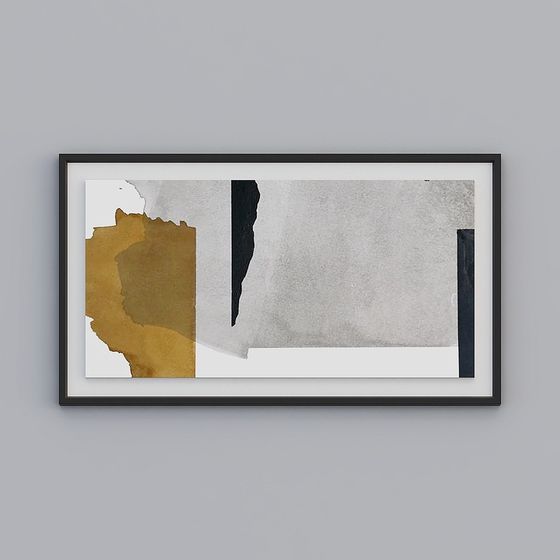 Abstract 3D Painting Model with Unique Charm