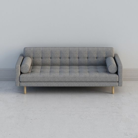 Modern Low-Polygon Sofa 3D model