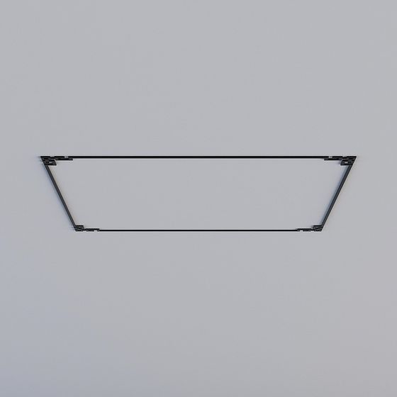 Industrial Ceiling Light 3D model for Modern Spaces