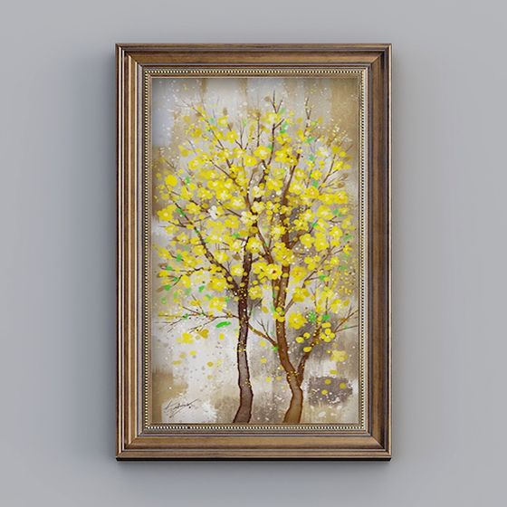 Golden Tree Shadows 3D model