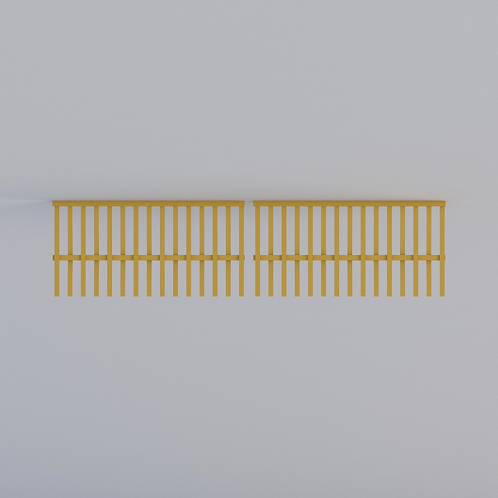 Chinese hotel restaurant 3D model - top decoration