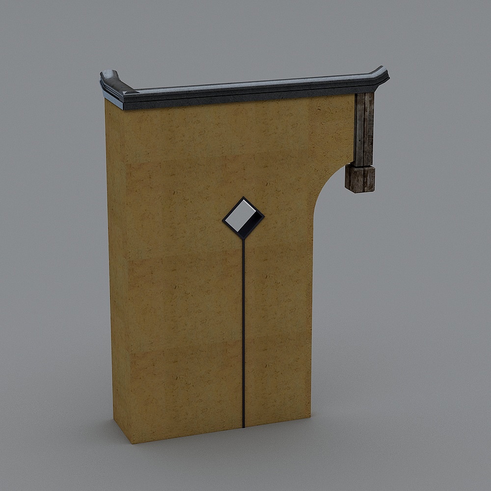 Ancient Charm Gate 3D model