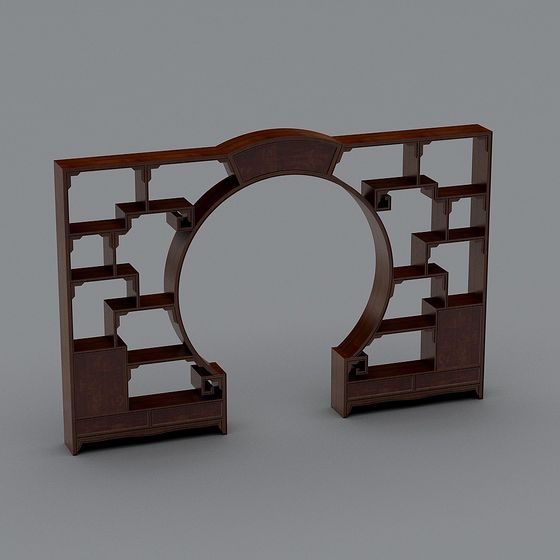 Elegant Chinese Screen 3D model for Modern Design