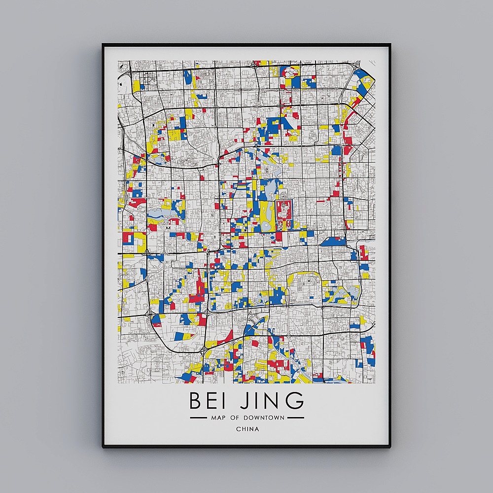 Vibrant Cityscape 3D Model of Beijing