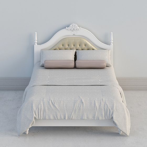 Elegant Bedroom Retreat 3D model for Modern Interiors