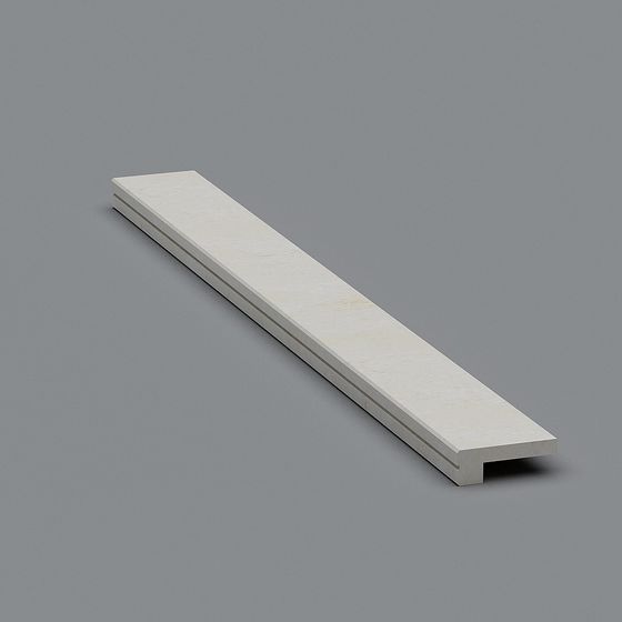 Minimalist Modern Marble Threshold 3D model
