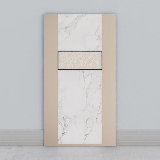 Marble Mosaic Door 3D model