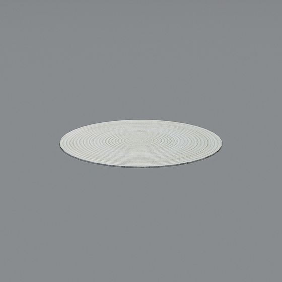 Spiral Disk Low-Poly 3D Model