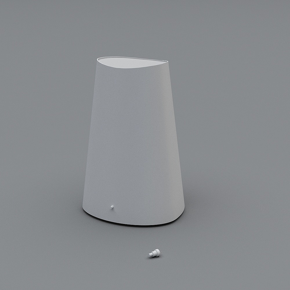 Elegant Conical Lampshade 3D model
