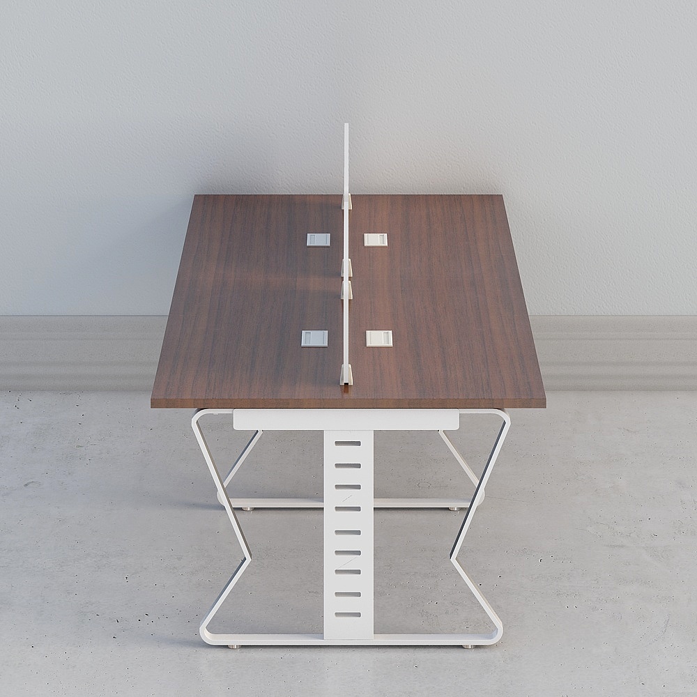 7005 steel frame object four-person position office desk for 4 seats