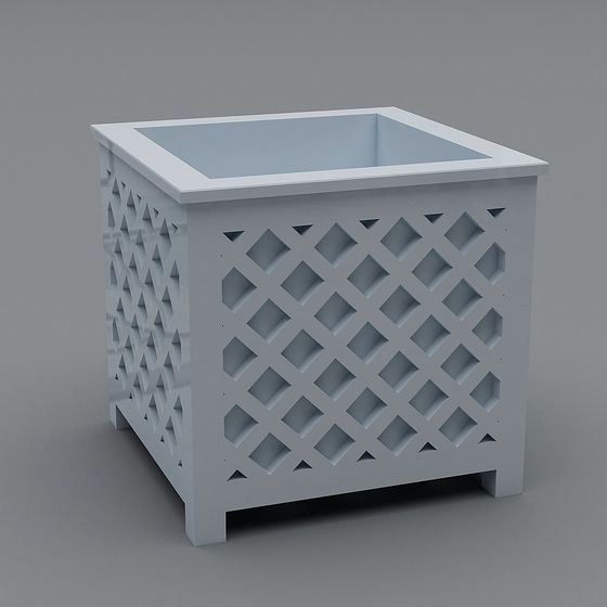 Lattice Cube 3D model Design for Modern Interiors