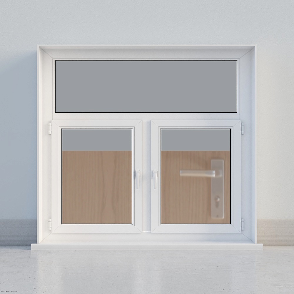 Aluminum double windows