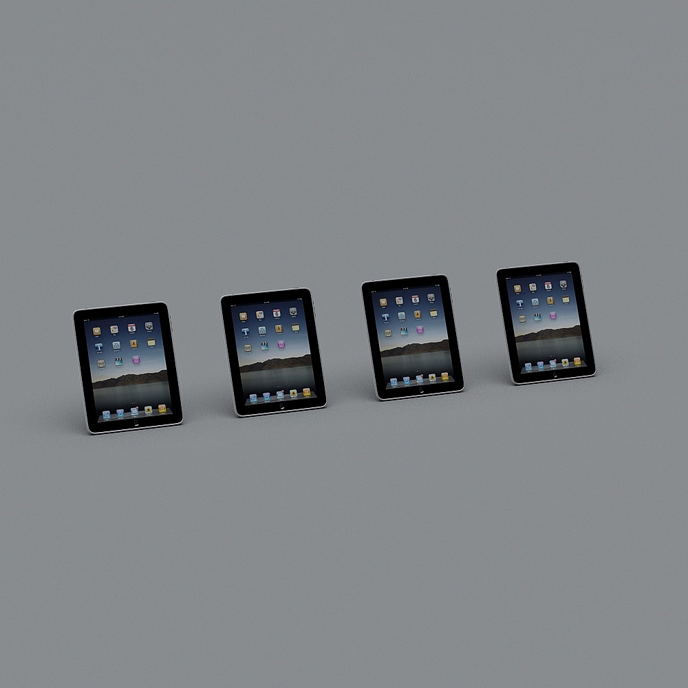High-Detail iPad Pro Series 3D Model