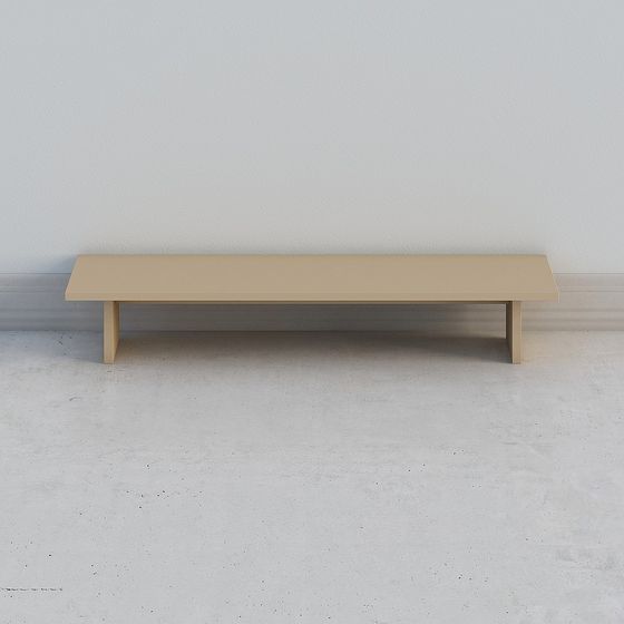 Stylish Urban Bench 3D model