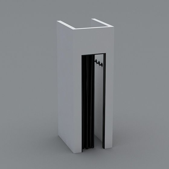 Urban Pillar 3D model - Stylish Minimalism