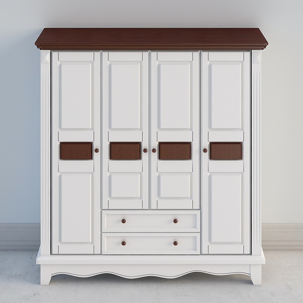 Rovere Country Home - Serie Sunshine Hawaii - Armadio a Quattro Porte 7824