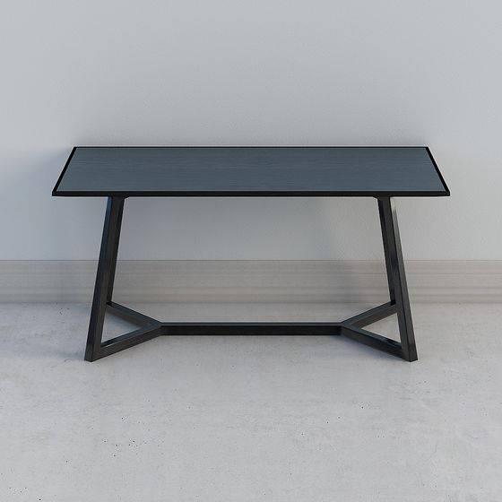 Industrial Style Desk 3D model