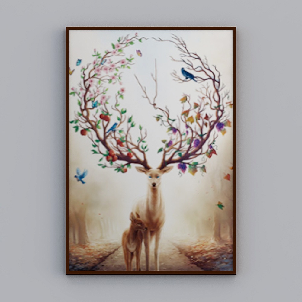 ภาพวาดกวางแขวน