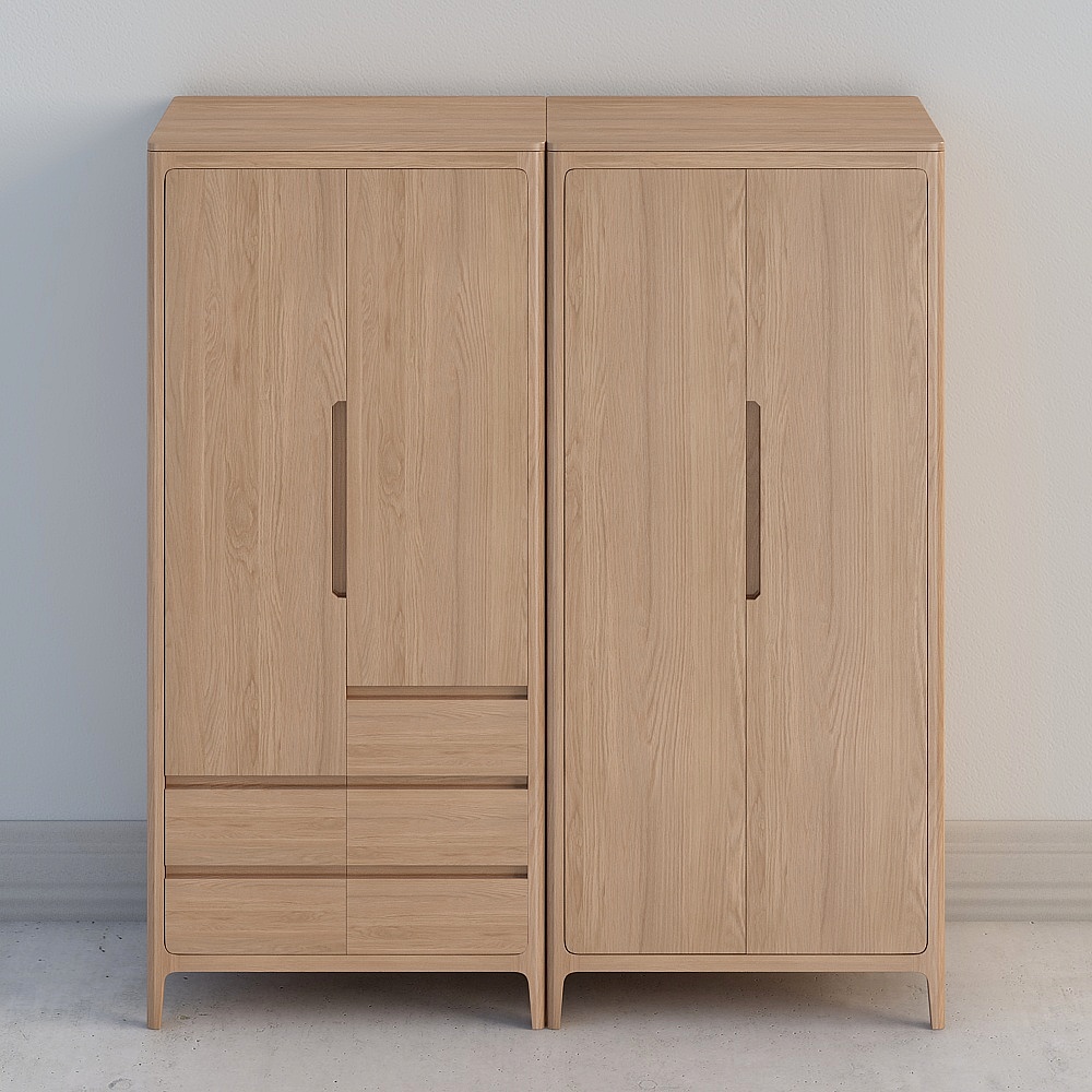 NGUỒN Tủ áo gỗ - Seattle Series - Y90E02