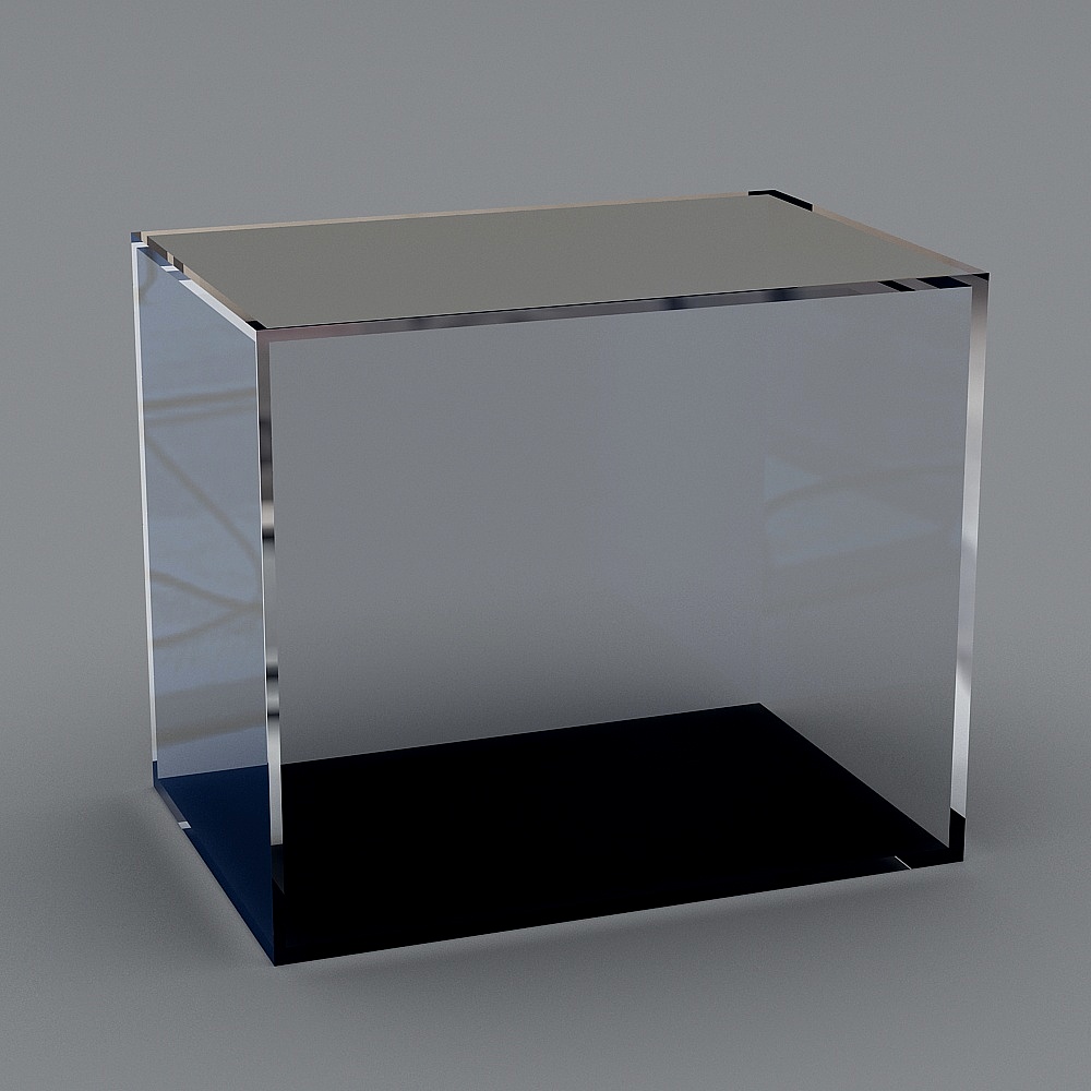 Mirror Cube 3D model with High Detail