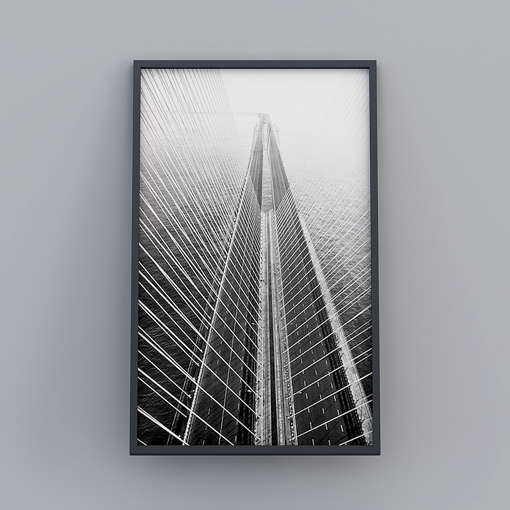 City of Light Futuristic Skyscraper 3D model