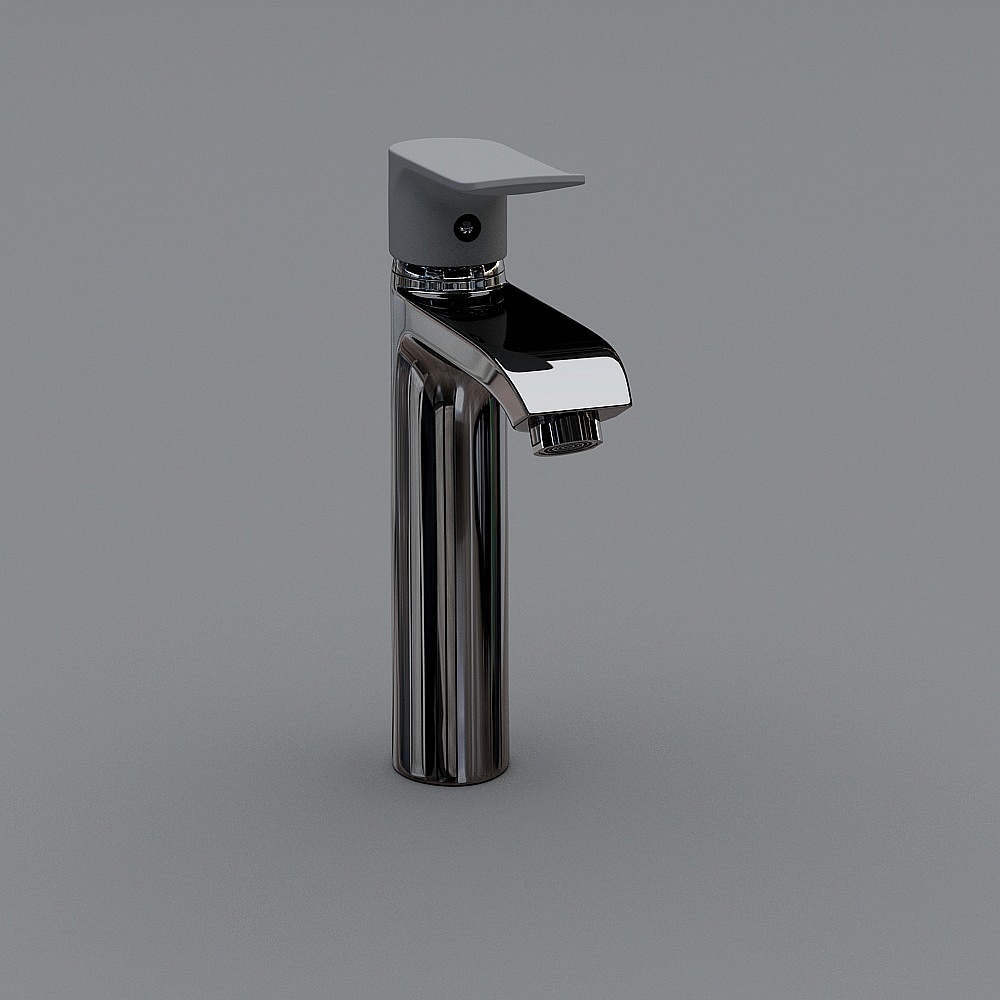 Elegant Low-Poly Faucet 3D Model for Modern Spaces