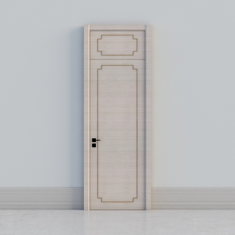classic light wooden door