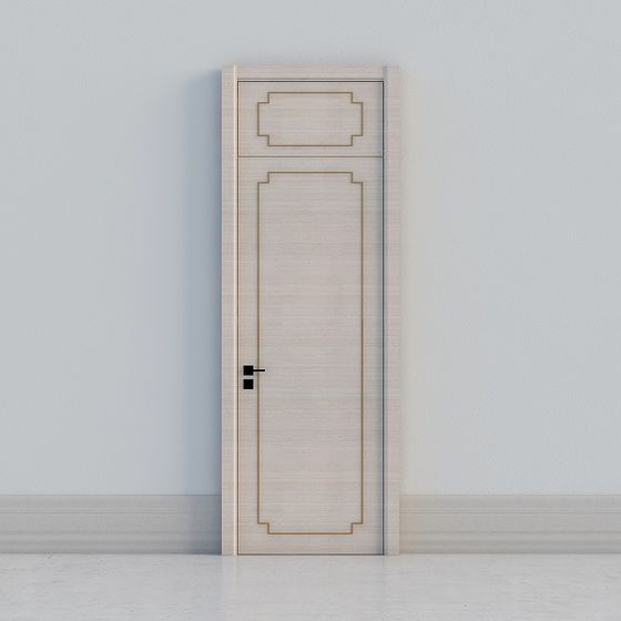 Cửa gỗ sáng màu cổ điển