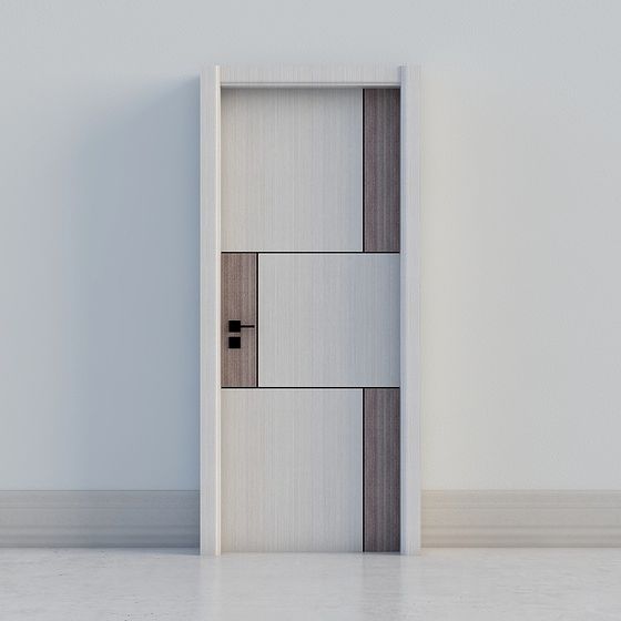 Stylish City Door 3D model for Modern Interiors