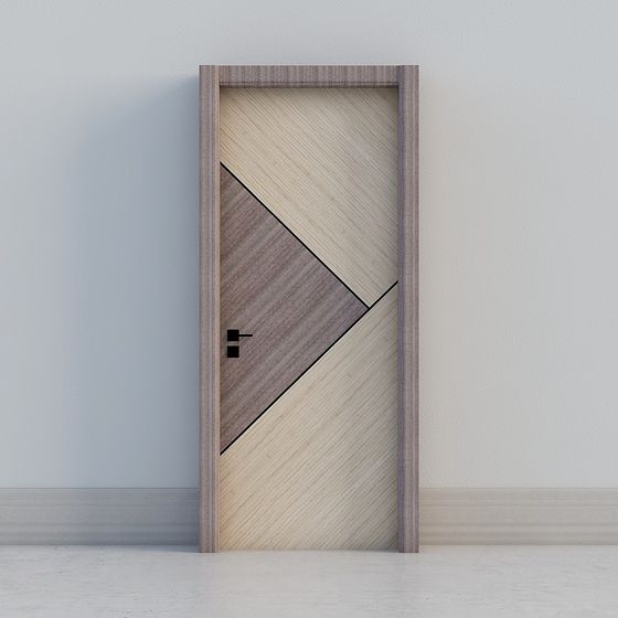 Abstract Geometric Door 3D model