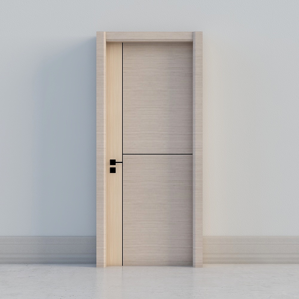 portata in legno chiaro minimalista