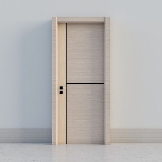 portata in legno chiaro minimalista