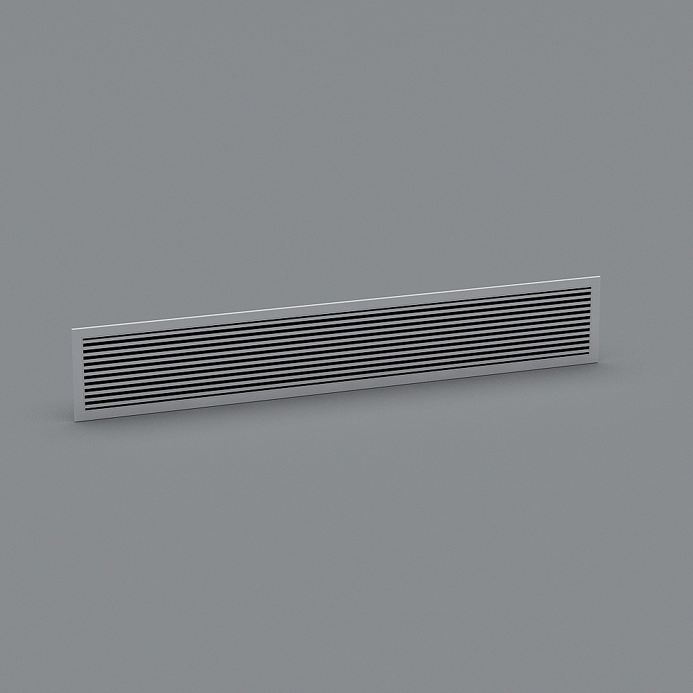 Central air conditioning louver