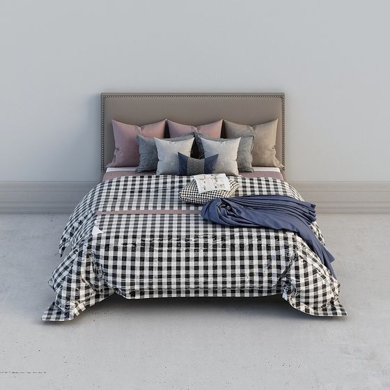 Comfort Bed 3D model for Modern Homes