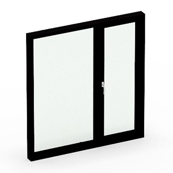 Sleek Sliding Door 3D Model