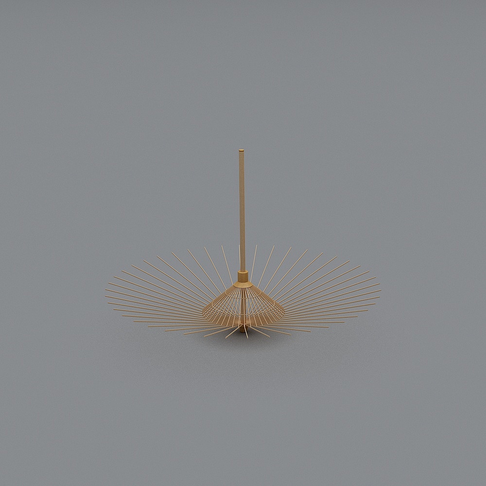 Sunburst Umbrella 3D model