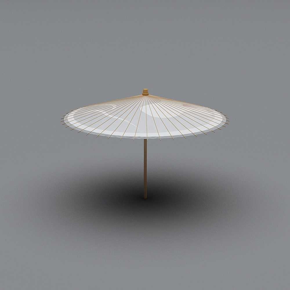 Wafu Paper Umbrella 3D model